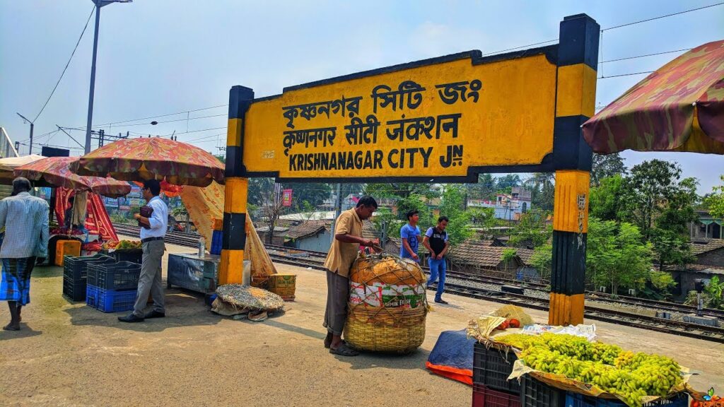 Krishnanagar to Azimganj MEMU train